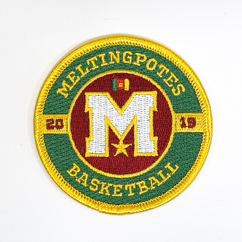 Bestickung des Patches für das Basketballverein Meltingpotes