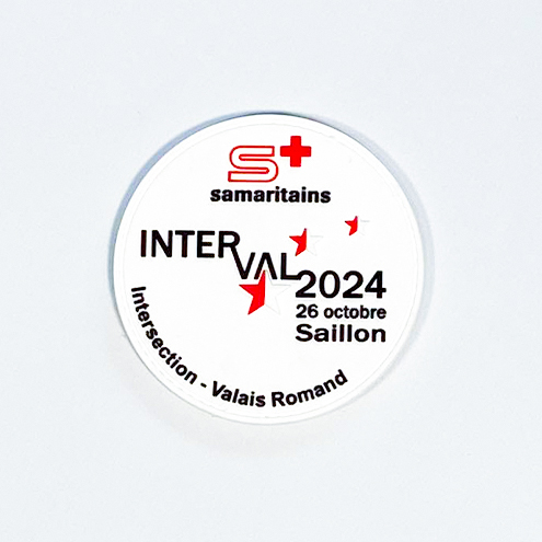 3D-PVC-Abzeichen Samariter Interval 2024