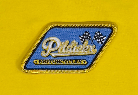 Pildicks-Motorradfahrer-Patch